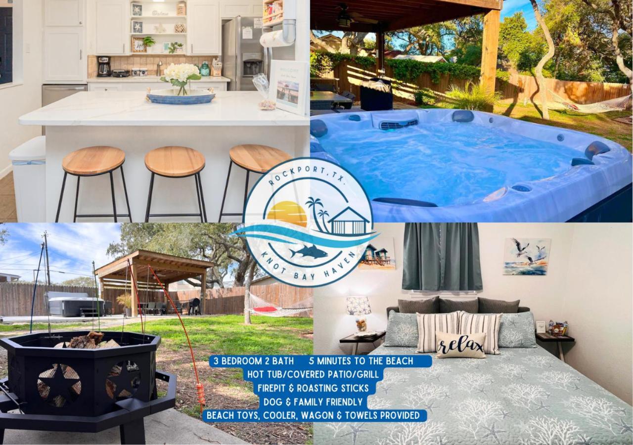 Knot Bay Haven, Dog Friendly, Hot Tub, Fenced Yard, Patio And Grill, 3 Br Villa Rockport Bagian luar foto